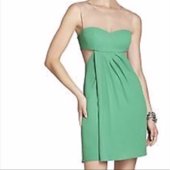 BCBGMaxAzria Mesh Panel Dress - Picture 4 of 7